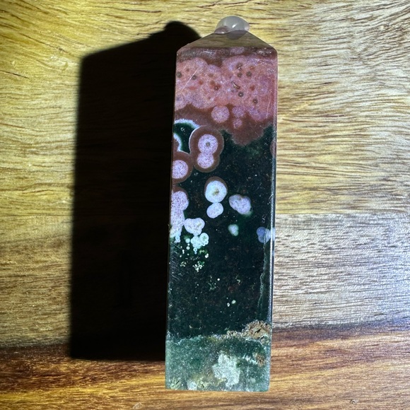 Ocean Jasper Crystal Tower - Picture 2 of 4